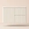 Bathroom Vanity Set 80 cm Modern Warm White LED Floating Bathroom Vanity with Sink