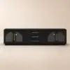Arune 200 cm Arched Glass Doors TV Unit with Storage and LED