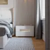 711 mm Wide Smart Bedside Table with Charging Station & Light