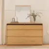 Meloa 120 cm Wooden 6-Drawer LED Dresser with Charging Station