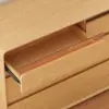 Meloa 120 cm Wooden 6-Drawer LED Dresser with Charging Station