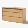 Meloa 120 cm Wooden 6-Drawer LED Dresser with Charging Station