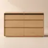 Meloa 120 cm Wooden 6-Drawer LED Dresser with Charging Station
