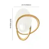 900mm Art Deco Wall Hanging with Mirror – White & Gold, Radiant Design