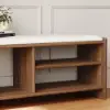1010mm Wood Shoe Storage Entryway Bench Leather Upholstered – AUD-H1819