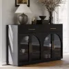 Arune 160 cm Modern Sideboard Wooden Buffet with Storage & Light