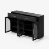 Arune 160 cm Modern Sideboard Wooden Buffet with Storage & Light