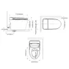 Smart Toilet with Heated Seat White Dual Flush (4 Star)