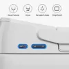 Smart Toilet with Heated Seat White Dual Flush (4 Star)
