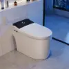 Smart Toilet with Heated Seat White & Black Rimless Dual Flush (4 Star)