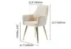 1000mm Sintered Stone Round Dining Table Set with Brushed Gold Base Seats 2 People – AUD-H1826