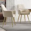 1000mm Sintered Stone Round Dining Table Set with Brushed Gold Base Seats 2 People – AUD-H1826