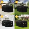 Weatherproof Garden Dining Table Set Protective Covers Made of Canvas 600D Denier