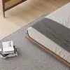 Japanese Style King Floor Wood Bed in Walnut