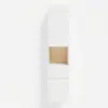 Freestanding and Wall-Mounted White Adjustable Bathroom Cabinet with Storage