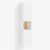 Freestanding and Wall-Mounted White Adjustable Bathroom Cabinet with Storage