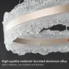 600mm Modern Acrylic Crystal Chandelier with Three Color Temperatures and Remote Control