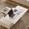 Grovyn Fluted Lift-Top Coffee Table with 2 Drawers-120 cm