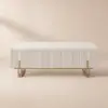 Grovyn Fluted Lift-Top Coffee Table with 2 Drawers-120 cm