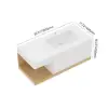 1000mm Modern Floating Bathroom Vanity Set With Single Basin Wall-Mount White & Natural