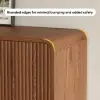 Ash Wood Veneer Shoe Storage Fluted Entryway Cabinet – AUD-H1850