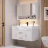 1000mm White LED Medicine Cabinet with Adjustable Lighting, Demister & Digital Clock