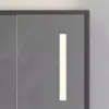1000mm Black LED Medicine Cabinet with Adjustable Lighting, Demister & Digital Clock