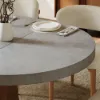 Dining Set 39"-55" Japandi Extendable Dining Table Gray with 4 Chairs