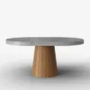 Dining Set 39"-55" Japandi Extendable Dining Table Gray with 4 Chairs