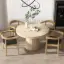 Dining Set 39"-55" Japandi Extendable Dining Table with 4 Chairs – AUD-H1865