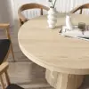 Dining Set 39"-55" Japandi Extendable Dining Table with 4 Chairs – AUD-H1865