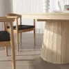 Dining Set 39"-55" Japandi Extendable Dining Table with 4 Chairs – AUD-H1865