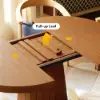 Picture of Dining Set 39"-55" Japandi Extendable Dining Table with 4 Chairs – AUD-H1868