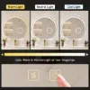 Picture of 700mm Wide LED Bathroom Mirror Dimmable with 3X Magnifier & Anti-Fog