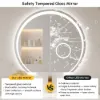 Picture of 700mm Wide LED Bathroom Mirror Dimmable with 3X Magnifier & Anti-Fog