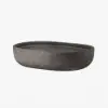 590mm Grey Oval Ceramic Bathroom Basin – Matte Glazed Vessel Basin