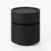 Saddle Leather 2-Drawer Smart LED Nightstand with Wireless Charging Set of 2