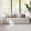 2200mm 2-Piece Modular Anti-scratch Performance Velvet Sectional