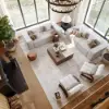2200mm 2-Piece Modular Anti-scratch Performance Velvet Sectional
