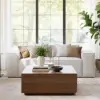2200mm 2-Piece Modular Anti-scratch Performance Velvet Sectional