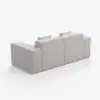 2200mm 2-Piece Modular Anti-scratch Performance Velvet Sectional