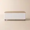 120 cm Lift-Top Extendable Coffee Table with Drawers & Cabinet – Natural
