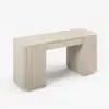 Modern Wash White Standing Computer Desk & Upholstered Swivel Task Chair Set (1500mm ) – AUD-H1889