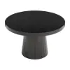 Dining Set 1000-1400mm Japandi Extendable Dining Table Black with 4 Chairs