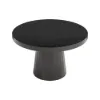 Dining Set 1000-1400mm Japandi Extendable Dining Table Black with 6 Chairs