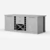 1830mm Modern Laminate Kitchen lsland Gray with Storage