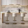 Picture of Modern 183 cm Wood Kitchen Island with Storage, White & Natural – AUD-H1911