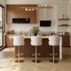 Modern 183 cm Matte Sintered Stone Kitchen Island with Storage, Walnut – AUD-H1918