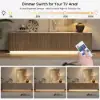 Aura 210 cm Ash Wood Fluted Walnut TV Unit with Sintered Stone Top – Slatted Whitewash Stand