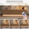 Aura 210 cm Ash Wood Fluted Walnut TV Unit with Sintered Stone Top – Slatted Natural Stand
